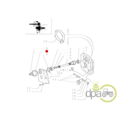 PINION PRIZA PUTERE