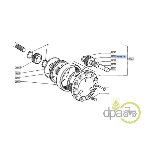 PINION SATELIT FATA