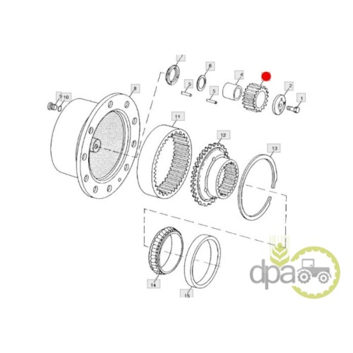 PINION SATELIT FATA