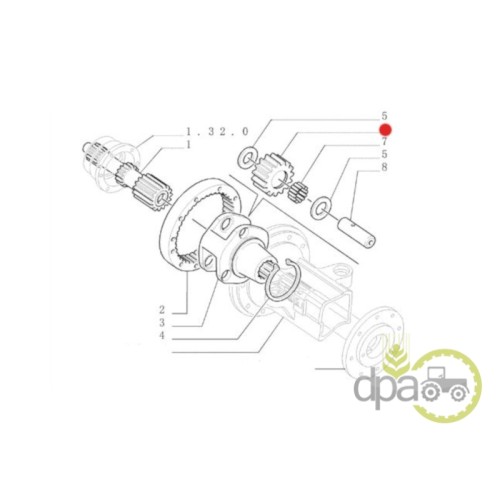 PINION SATELIT SPATE