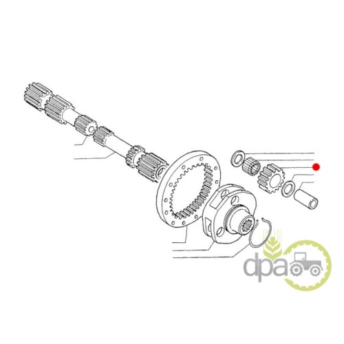 PINION SATELIT SPATE