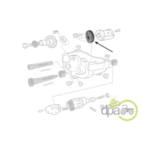 PINION SISTEM ECHILIBRARE MOTOR