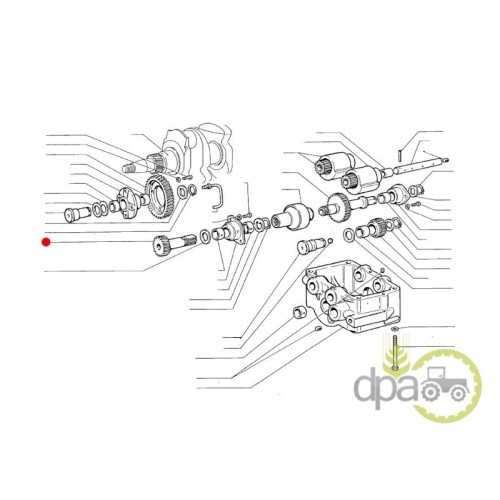 PINION SISTEM ECHILIBRARE MOTOR
