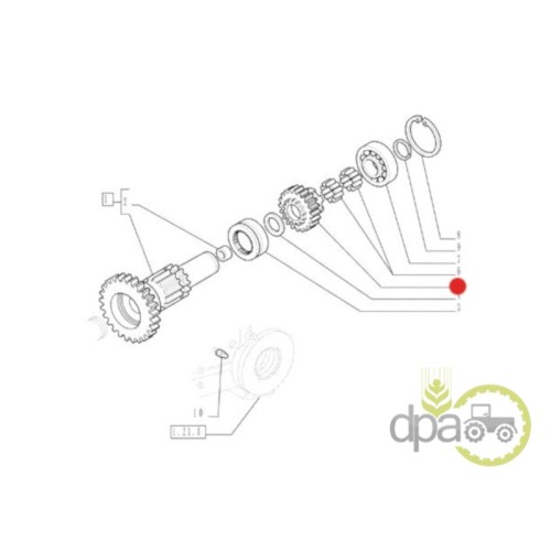 PINION TRANSMISIE Z27