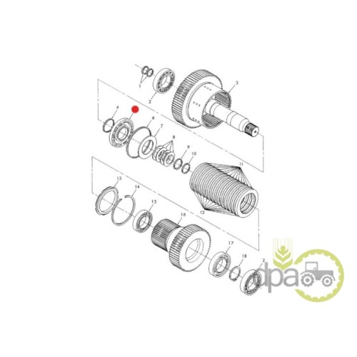 PISTON AMBREIAJ TRANSMISIE
