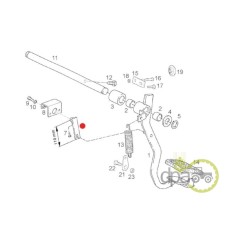 PLACUTA PEDALA AMBREIAJ