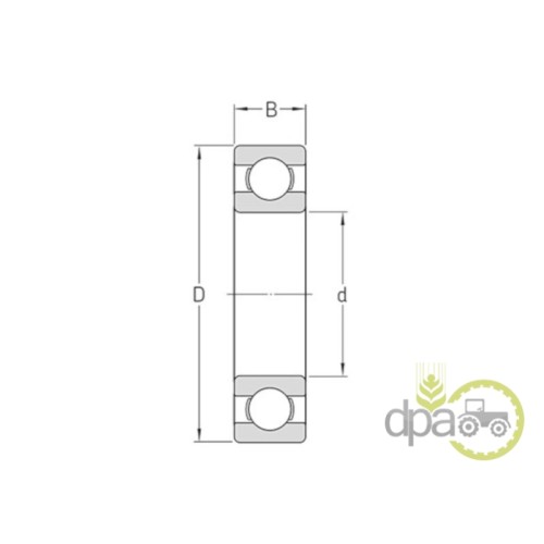 RULMENT 25X52X15