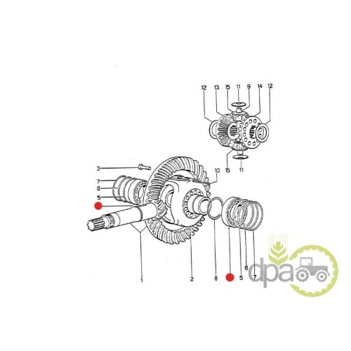 RULMENT CARCASA DIFERENTIAL SPATE
