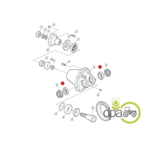 RULMENT CARCASA GRUP CONIC FATA