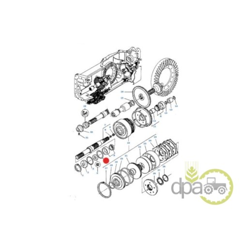 SAIBA AMBREIAJ TRANSMISIE 0.30MM