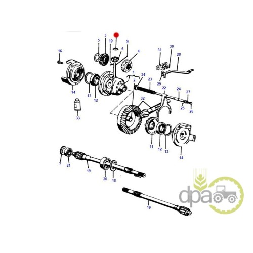 SAIBA PINION SATELIT DIFERENTIAL SPATE