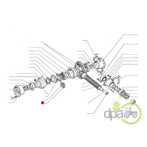 SAIBA PINION SATELIT DIFERENTIAL SPATE