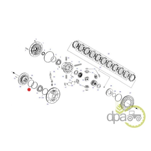 SEGMENT CARCASA DIFERENTIAL