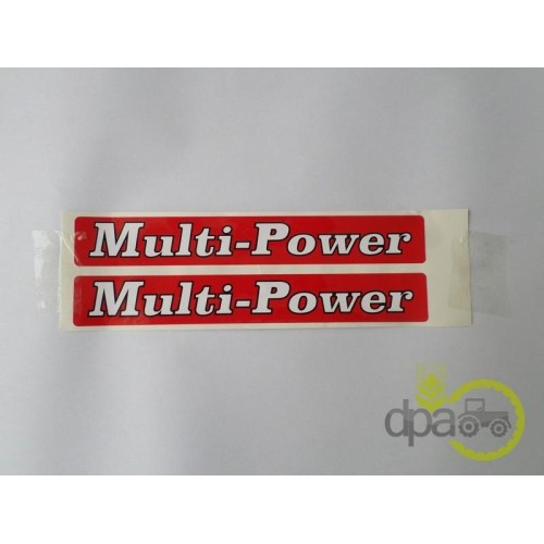 SET EMBLEME MULTI-POWER