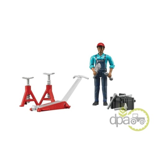 SET FIGURINA MECANIC CU ACCESORII JUCARIE