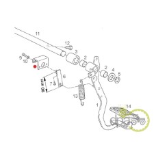 SUPORT PEDALA AMBREIAJ