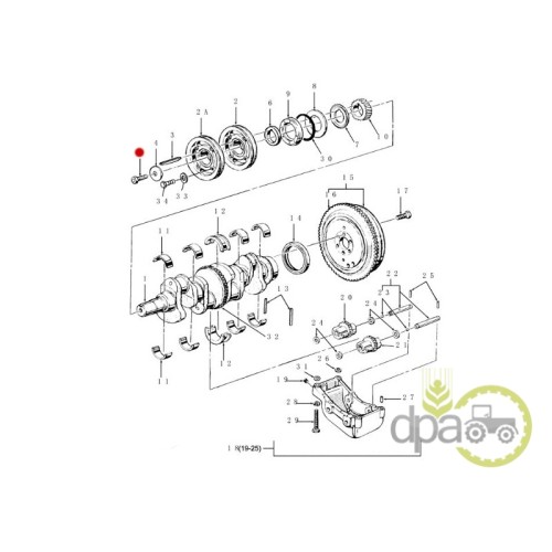 SURUB ARBORE MOTOR