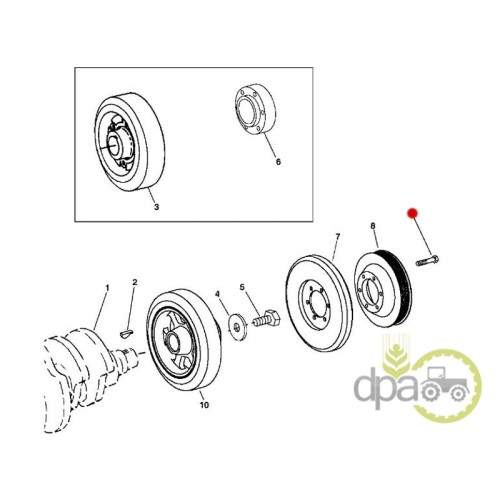 SURUB FULIE ARBORE MOTOR