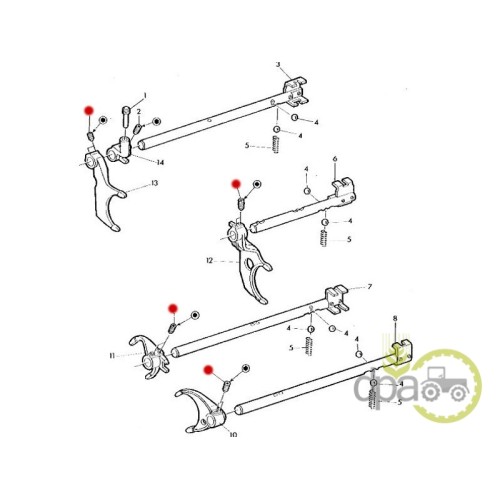 SURUB FURCA SELECTOR