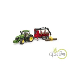 TRACTOR CU REMORCA JUCARIE JOHN DEERE 7R350