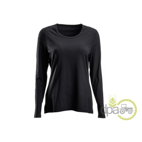 TRICOU MANECA LUNGA FEMEI NEGRU M